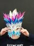 Maska karnawałowa laureatki Królowa Śniegu