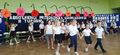 Absolwenci przedszkola tańczą Poloneza